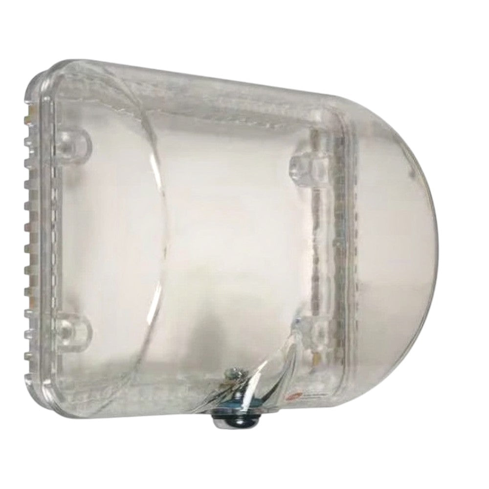 SILYMX clear polycarbonate anti-vandal thermostat protector STI-9105, designed for small thermostats and energy sensors.