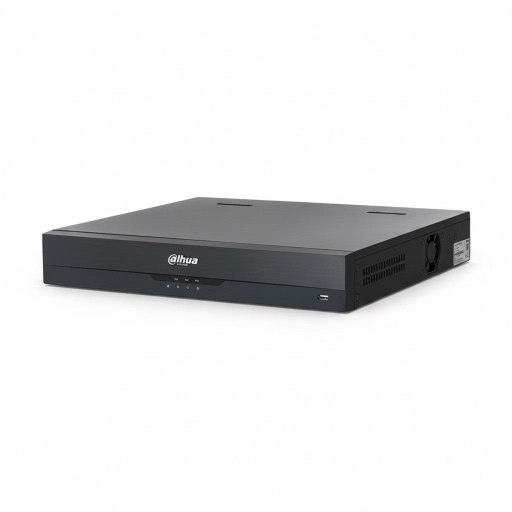 SILYMX Dahua DHI-NVR5416-16HP-EI2 16-channel 8K IP NVR with 16 PoE ports, facial recognition, and SMD Plus.