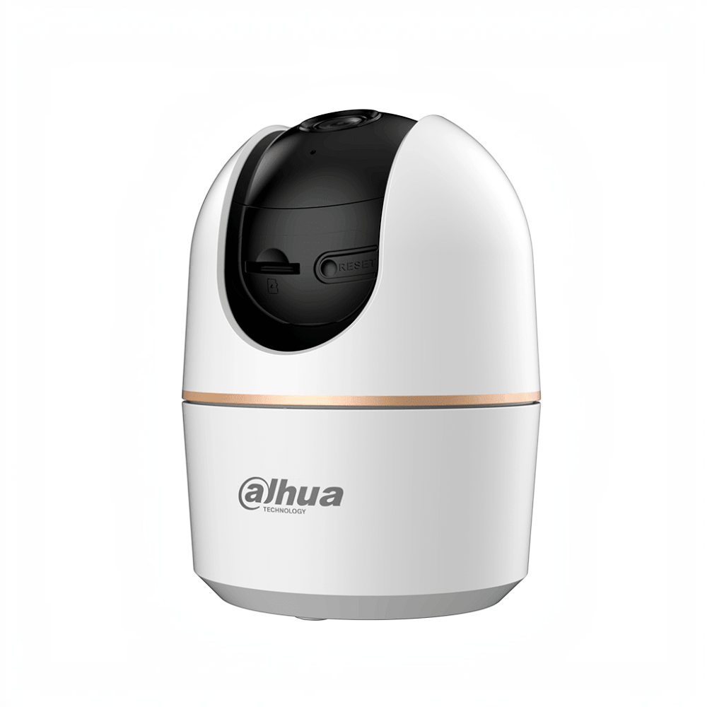SILYMX Dahua DH-H5A 5MP WiFi indoor dome security camera in white with motorized PTZ and AI autotracking features.