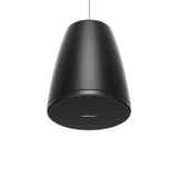 SILYMX DesignMax 3.25-inch black pendant speaker hanging from a ceiling mount for professional audio installation