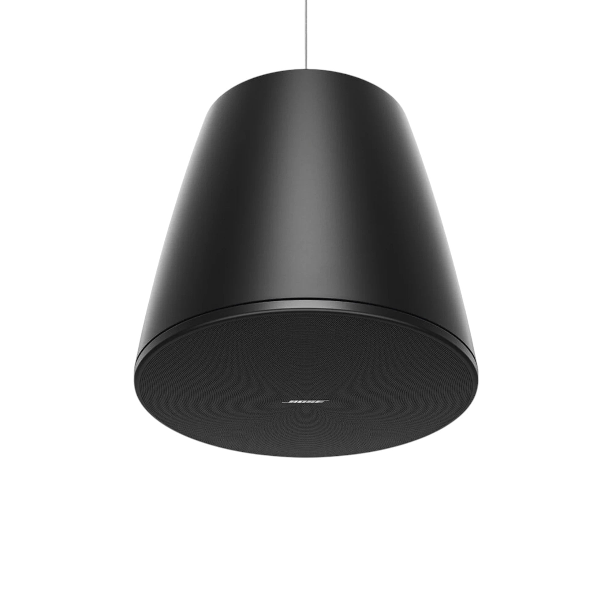 SILYMX Designmax 10-inch black pendant subwoofer for professional audio installations