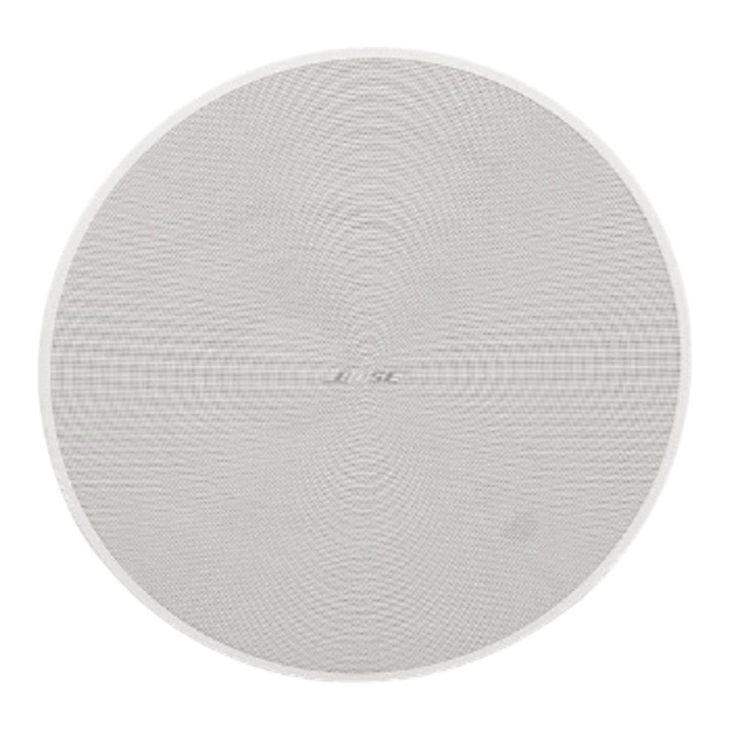SILYMX DesignMax 8-inch white ceiling speaker with a circular mesh grille for professional audio installation.