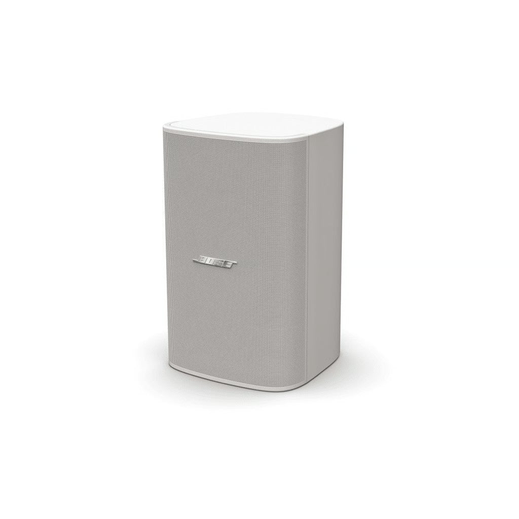 SILYMX DesignMax 8-inch white wall-mounted speaker with a sleek minimalist grille design