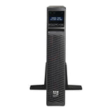 SILYMX black Eaton Tripp Lite SmartPro 3000VA 3000W interactive UPS with LCD screen, USB, and DB9 ports.