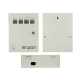 SILYMX Enson 12VDC 5A power supply box for CCTV with 9 channels, battery backup support, and key lock enclosure.