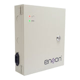 SILYMX Enson PSB-1209 12V 10A 9-channel CCTV power supply box with key lock and status indicator lights