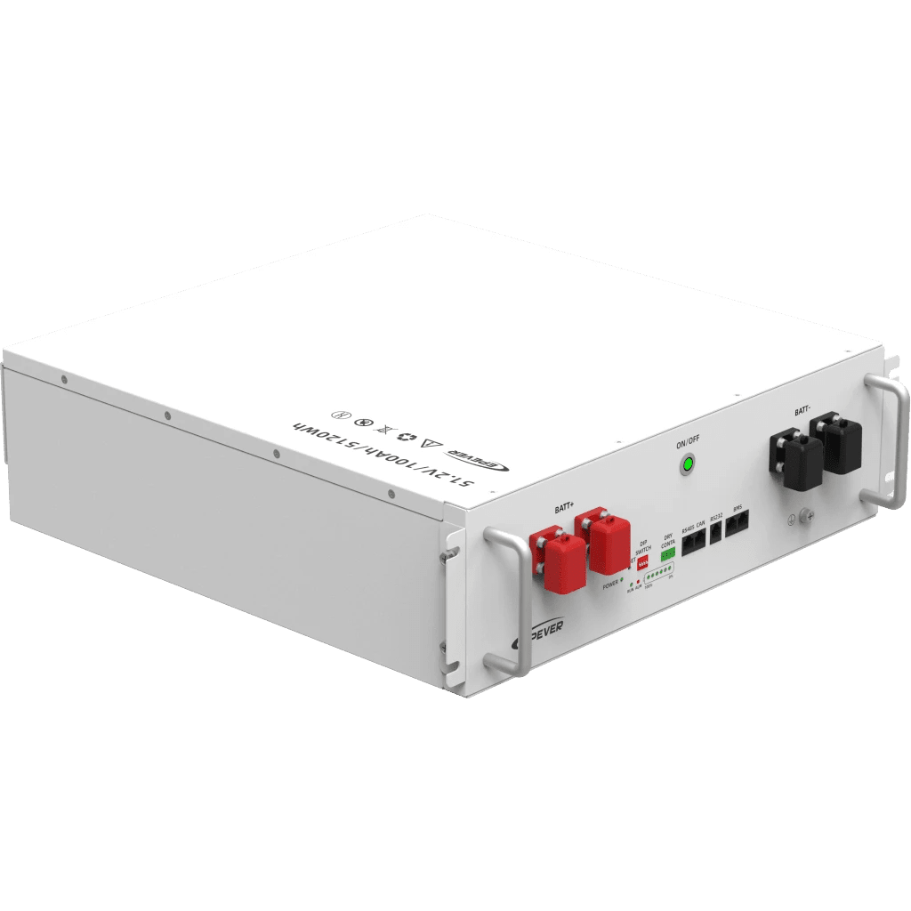 BateriasEPEVERLFP100EP51.2V2Bateria Litio LiFePO4 51.2V 5.12kWh 100Ah 4U Rack BMS 6000 Ciclos EPEVER LFP100EP51.2V2 - SILYMX