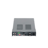 SILYMX FreeSpace integrated zone amplifier rear panel showing input and output ports on a black background