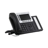 SILYMX Grandstream GXP-2160 IP phone with color screen, 6 lines, HD audio, PoE, and Bluetooth. Black and silver.