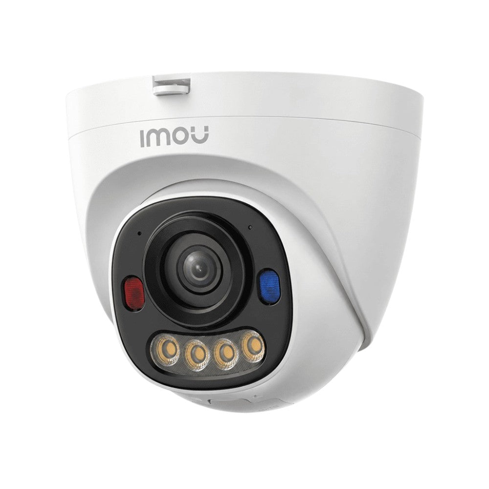 SILYMX IMOU 3MP IP dome security camera with Smart Color, active deterrence lights, and PoE for outdoor surveillance.