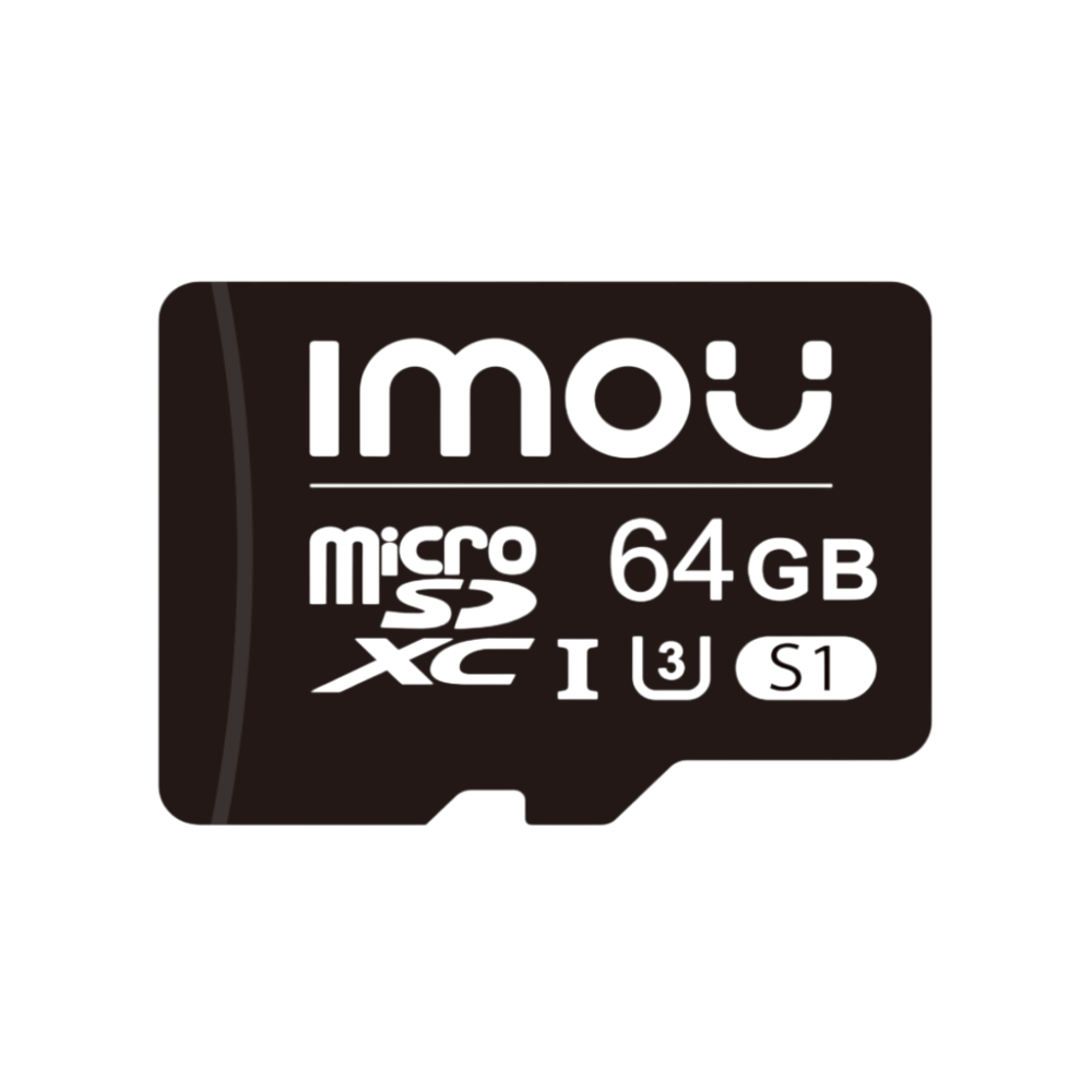 SILYMX IMOU 64GB microSDXC memory card with UHS-I U3 V30 speed class for security cameras and high-speed recording