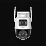 SILYMX IMOU 6MP dual-lens PT security camera with white housing, AI detection, and dual antennas for outdoor use.