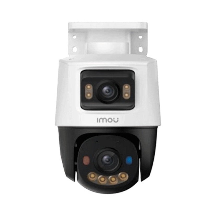 SILYMX IMOU 10MP dual-lens IP security camera with white and black housing, featuring PTZ and active deterrence LEDs.