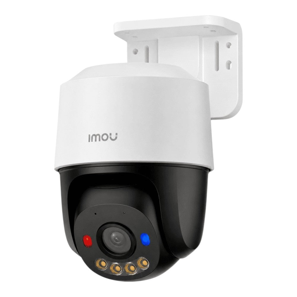 SILYMX IMOU 3MP PT security camera with white and black housing, featuring smart tracking and active deterrence lights.
