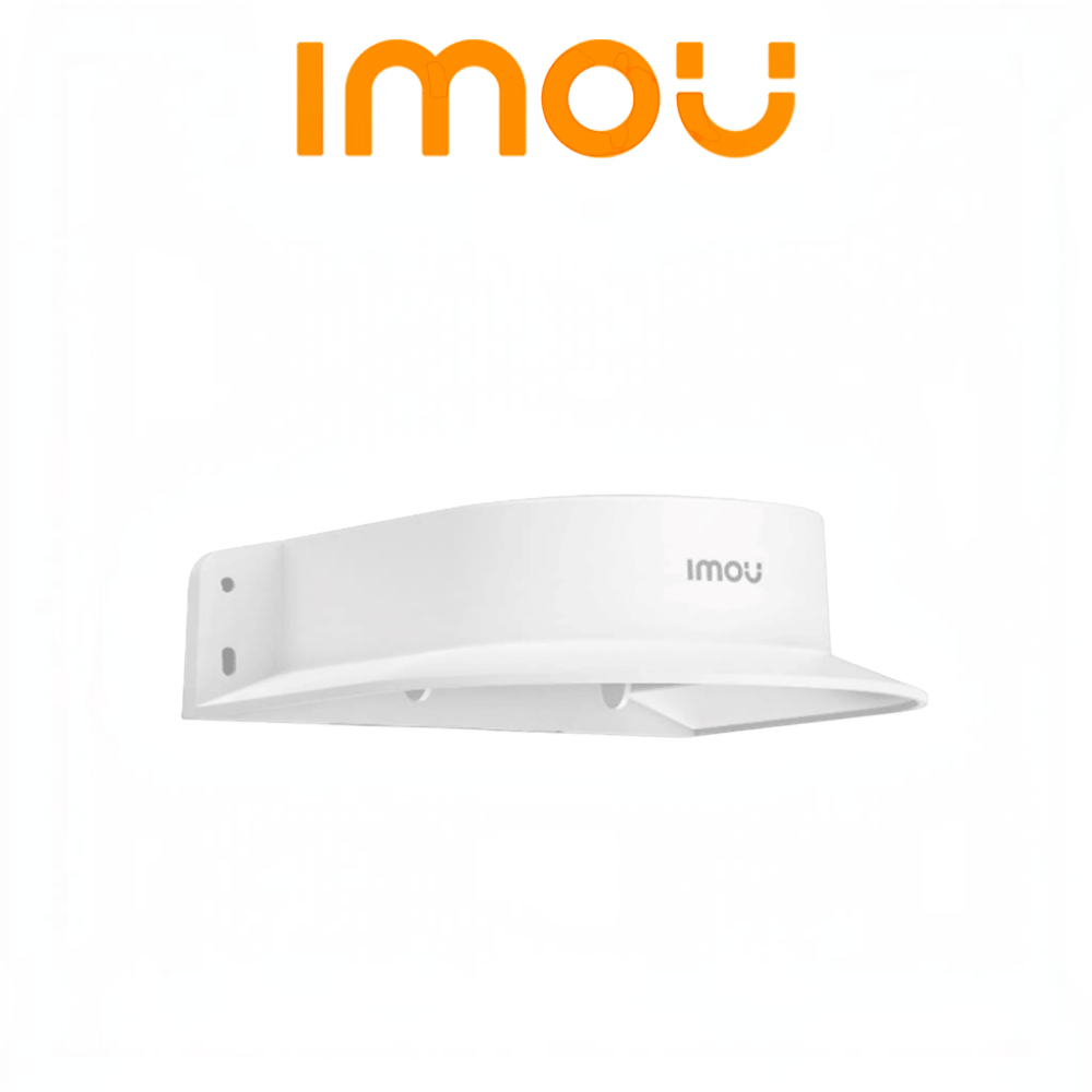 SILYMX IMOU PFB-RC white rain protection bracket for Ranger series security cameras, wall or pole mountable.
