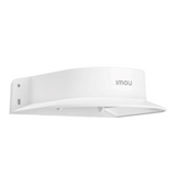 SILYMX white rain protection bracket for IMOU Ranger series security cameras, designed for wall or pole mounting.
