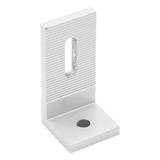 SILYMX L-bracket for mounting solar panels on concrete surfaces, featuring a ribbed design for secure installation.