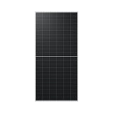 SILYMX LONGi 650W bifacial monocrystalline solar panel with anti-dust coating, 144 half-cut cells, silver aluminum frame.