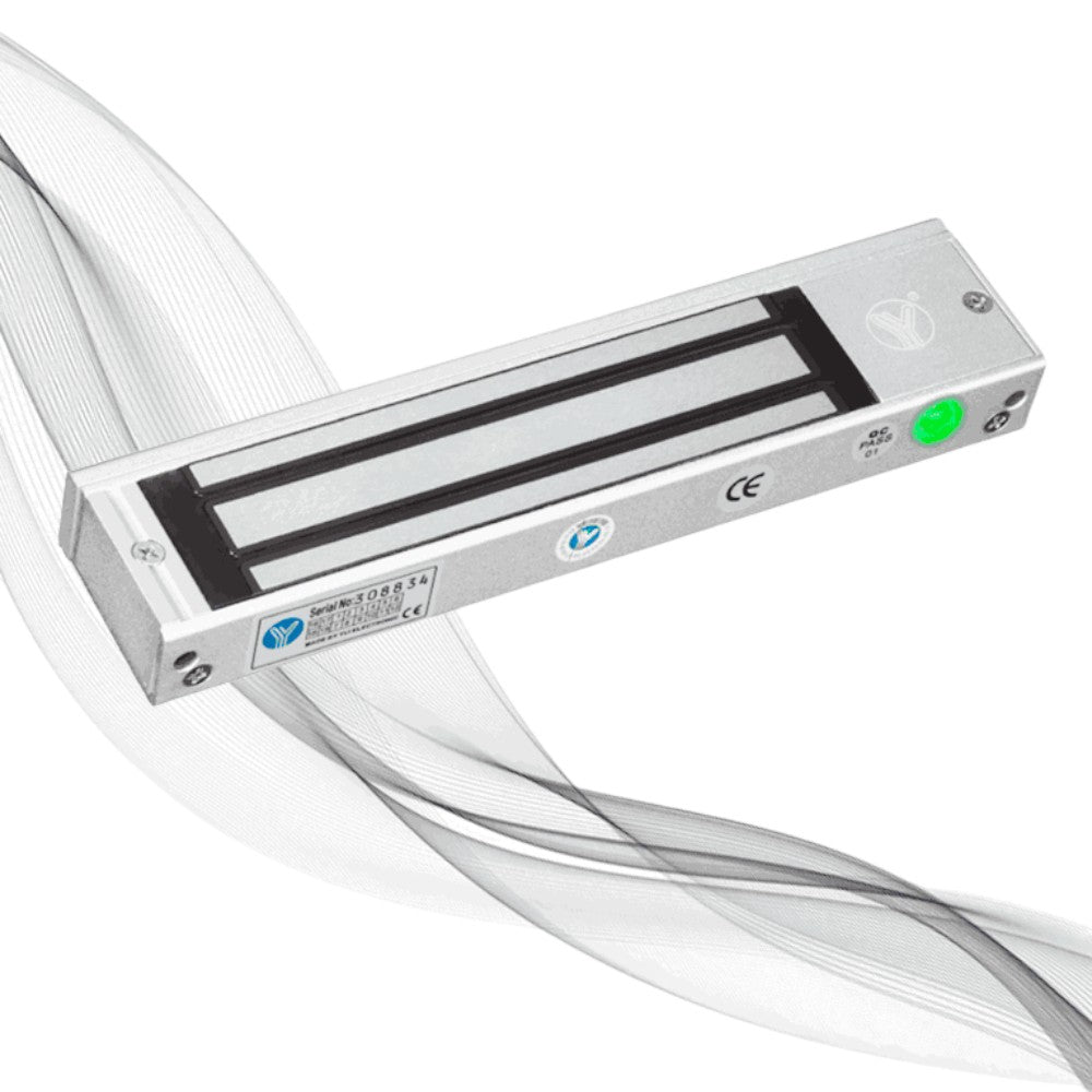 SILYMX YLI YM-500N(LED) magnetic lock with 500kg holding force and green status LED indicator for interior access control