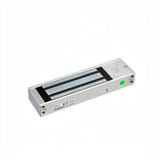 SILYMX YLI magnetic lock with 750kg holding force, dual voltage, and LED status indicator for interior access control.