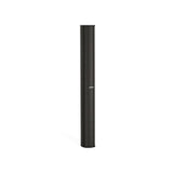SILYMX Panaray modular column array speaker in black with extruded aluminum cabinet and IPX5 weather resistance.