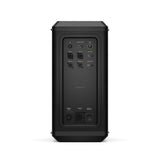 SILYMX portable active subwoofer back panel with input and output ports for S1PRO+ or L1PRO32 sound systems