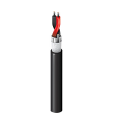 SILYMX 305m red 2x18 AWG CMR FPL PLTC security and sound cable with water blocking feature.