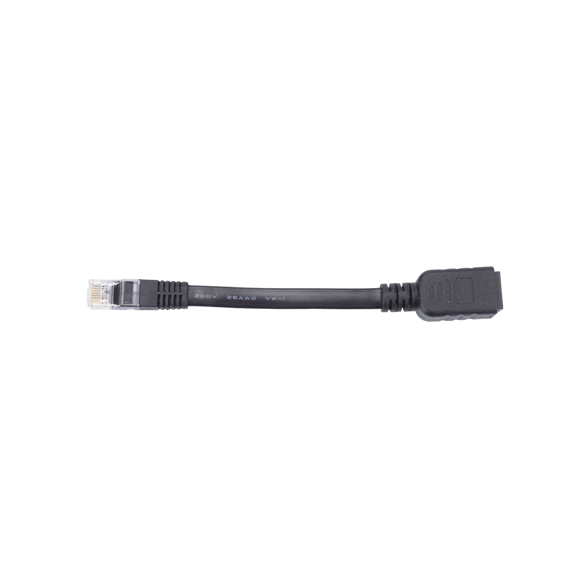 SILYMX RJ45 to RJ45 communication extension cable, black 26AWG cord compatible with EPEVERWIFI devices