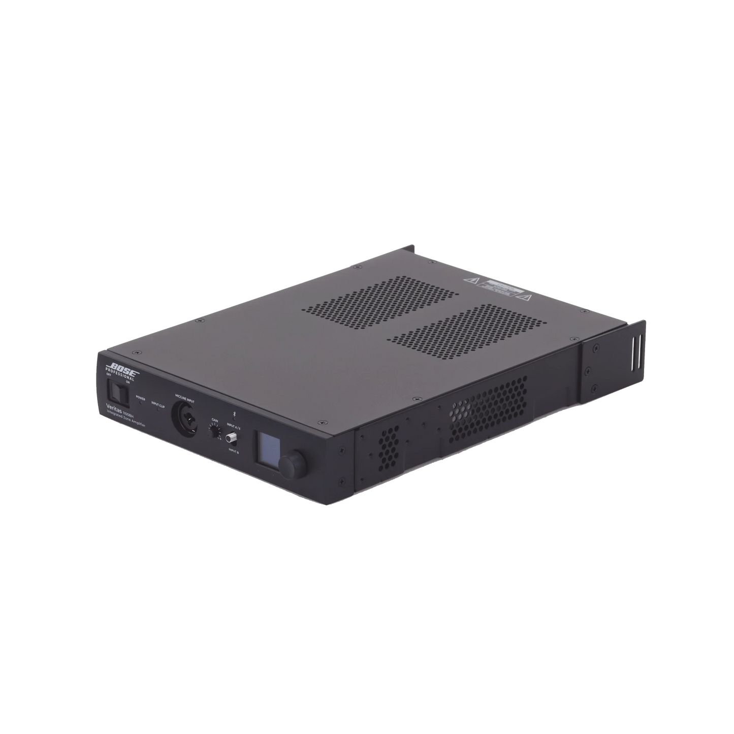 SILYMX Veritas 100W amplifier with Bluetooth 5.0, DSP, and balanced inputs in a black metal chassis
