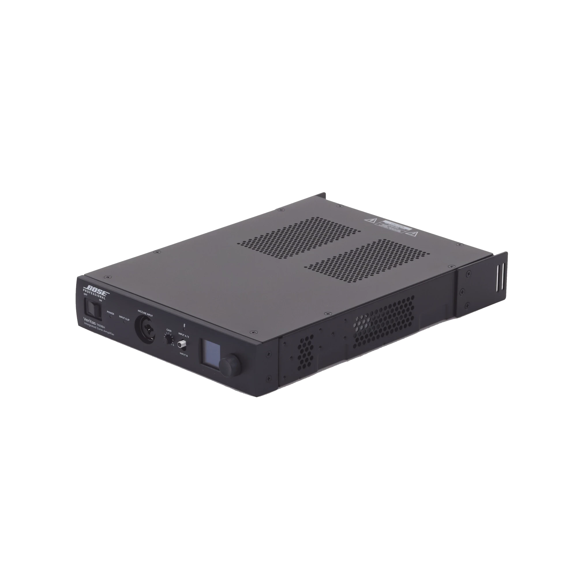SILYMX Veritas 100W amplifier with Bluetooth 5.0, DSP, and balanced inputs in a black metal chassis