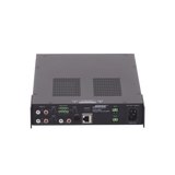 SILYMX Veritas integrated zone amplifier rear panel with RCA, balanced inputs, and speaker outputs