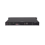 SILYMX Veritas professional audio amplifier rear panel with balanced and unbalanced inputs and output terminals