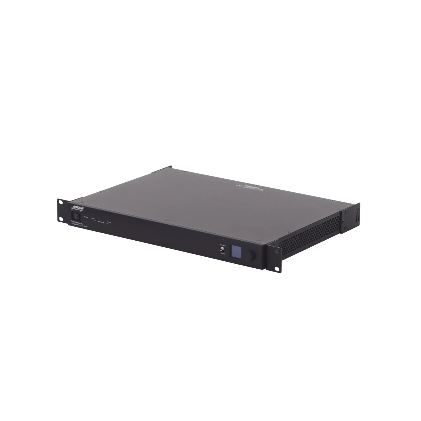 SILYMX Veritas professional audio amplifier with 2x160W power, DSP, and Bluetooth 5.0 in a black rack-mount chassis.