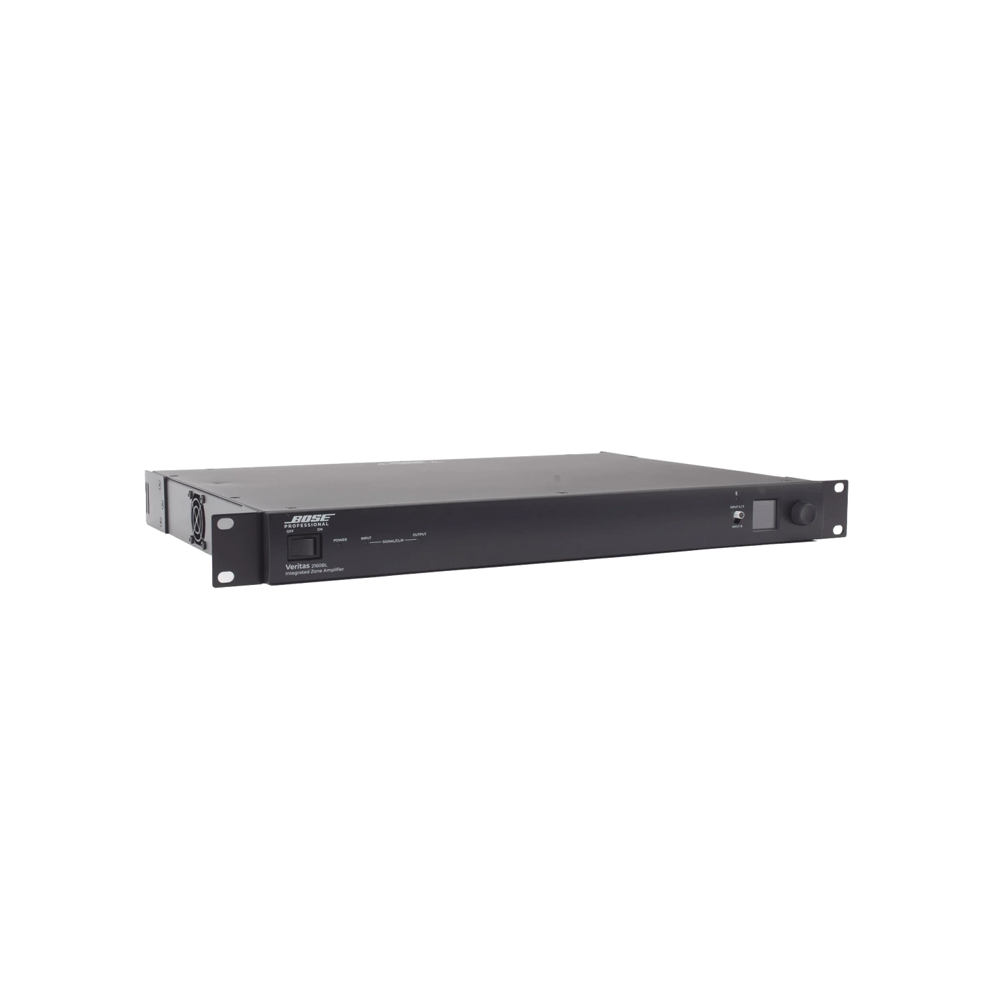 SILYMX Veritas integrated zone amplifier with 2x160W power, Bluetooth 5.0, and DSP in a black rack-mount chassis.