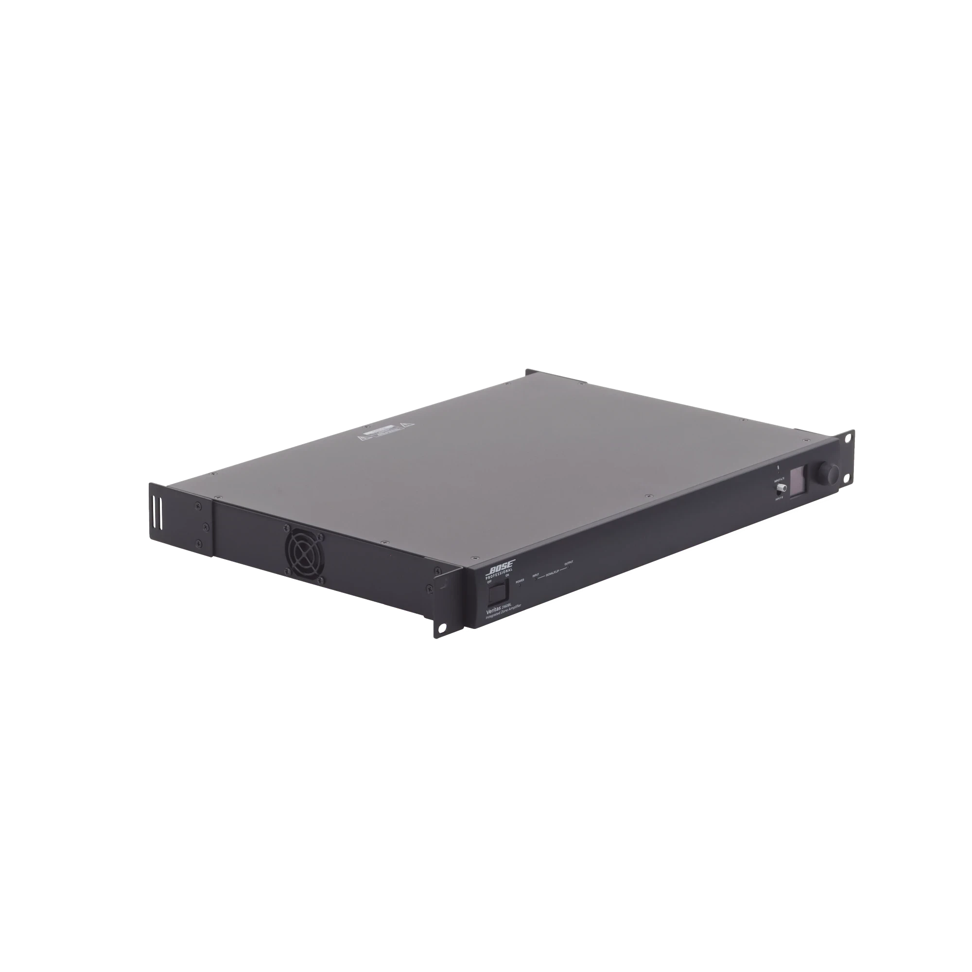 SILYMX Veritas professional power amplifier in black with rack-mount design, DSP, and Bluetooth connectivity.
