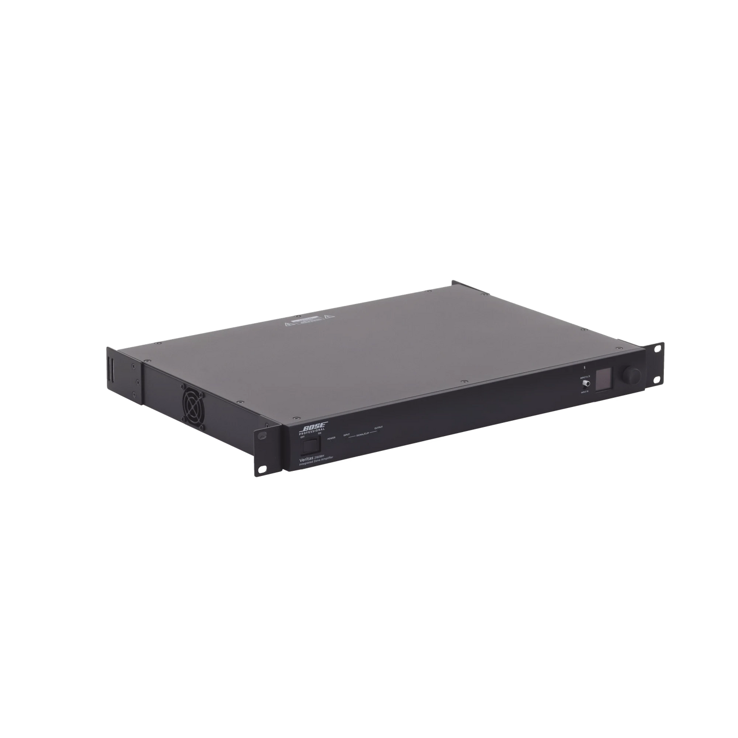 SILYMX Veritas 2x160W rack-mount amplifier with DSP, Bluetooth, and 70/100V support for dual-zone audio systems.