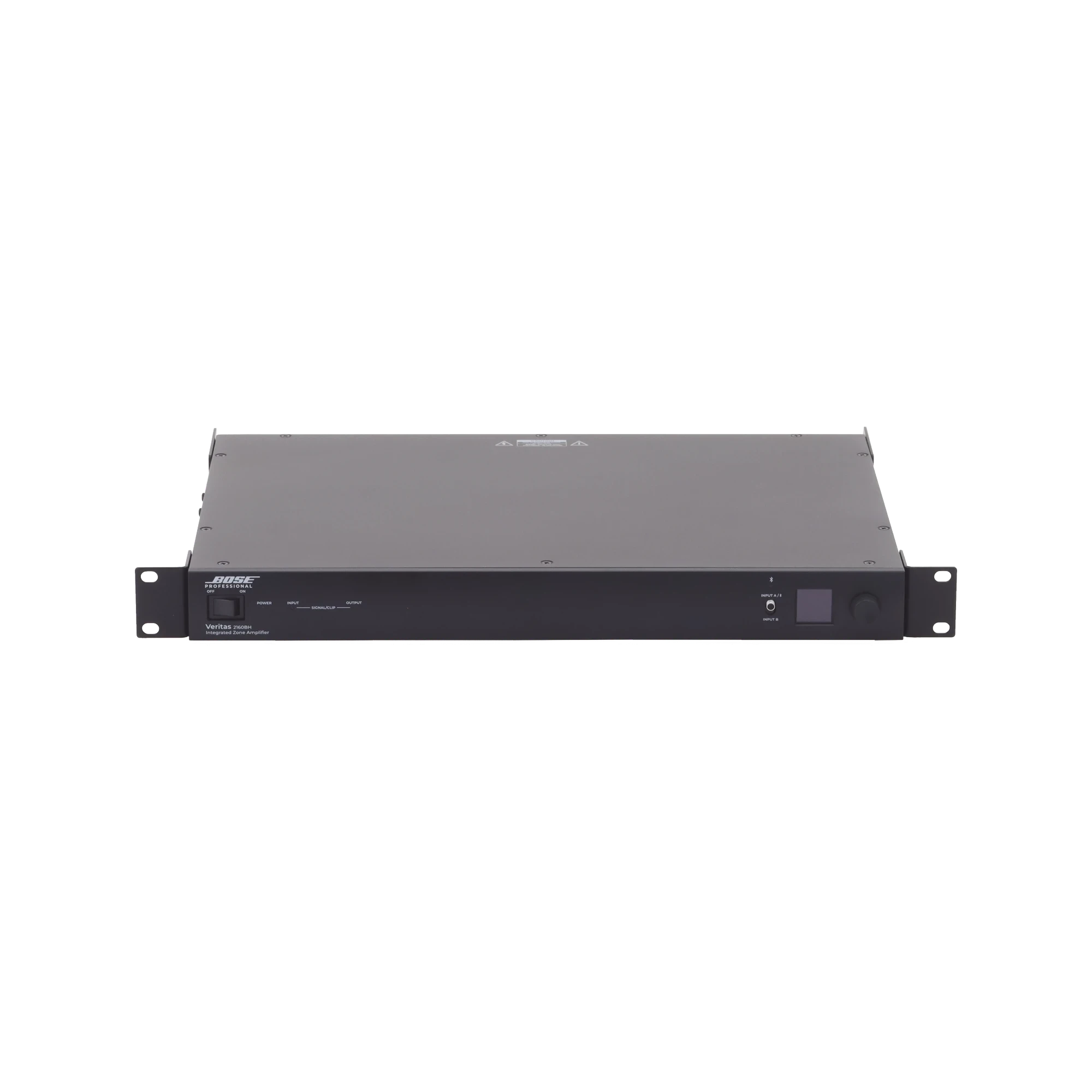 SILYMX Veritas 2x160W rack-mount professional zone amplifier with DSP, Bluetooth, and RCA inputs
