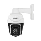SILYMX VIVOTEK SD9368-EHL outdoor PTZ IP security camera with 40x optical zoom and white wall mount bracket