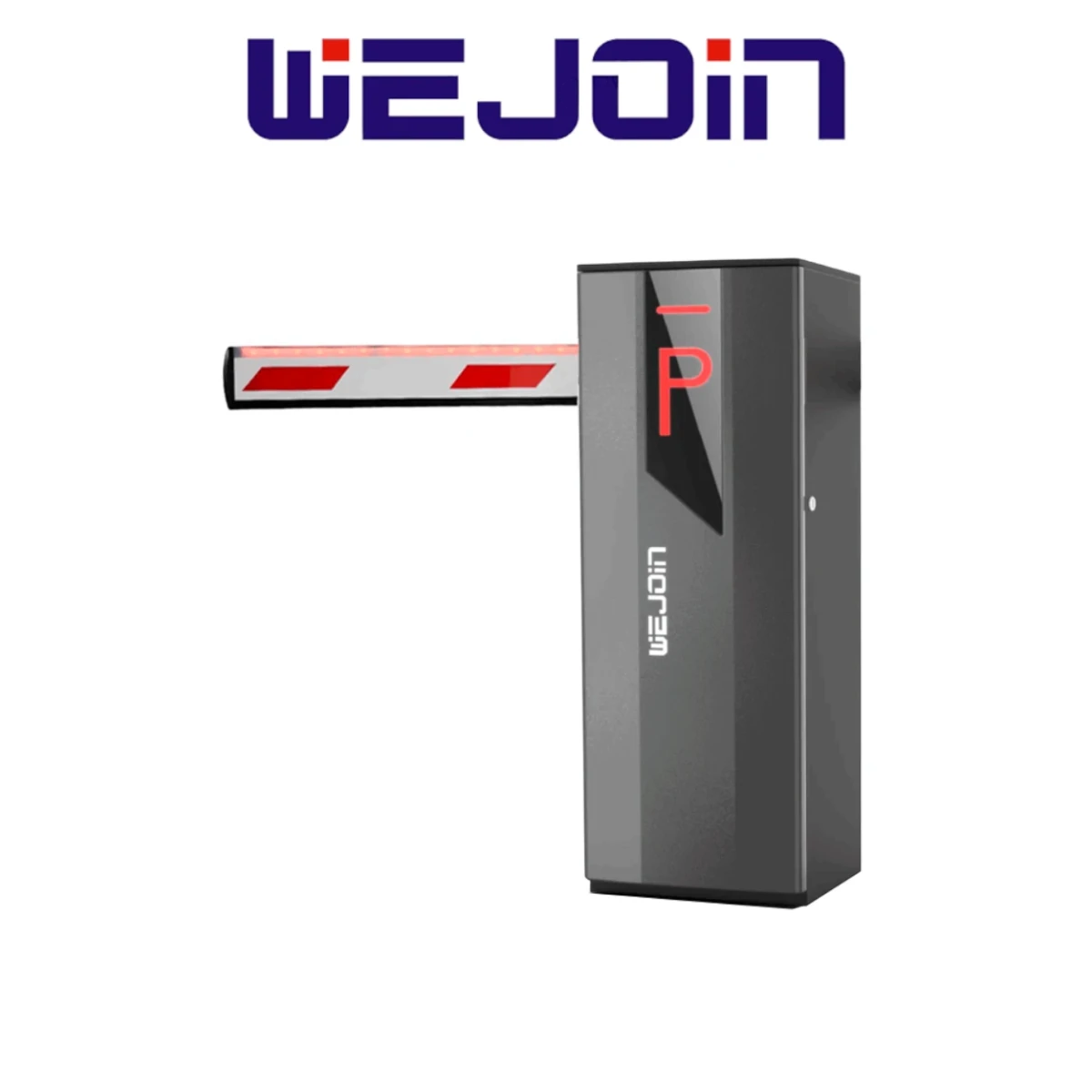 Barreras VehicularesWEJOINWJNSBG101-HR34LEDBarrera Vehicular Derecha 4m LED Motor Alto Flujo 6M Ciclos 3s WEJOIN WJNSBG101 - HR34LED - SILYMX