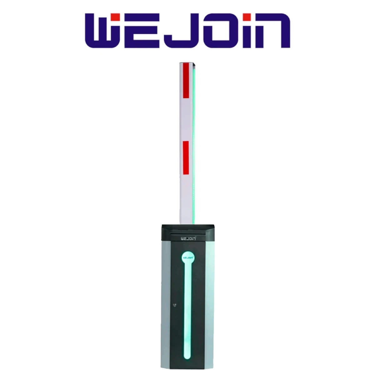 Barreras VehicularesWEJOINWJCB120VF-IR56LEDBarrera Vehicular Derecha 6m LED Motor 24VDC Velocidad 5s Alto Flujo WEJOIN WJCB120VF - IR56LED - SILYMX