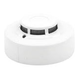 SILYMX white 2-wire photoelectric smoke detector with dust mesh and UL listing. Compact design for residential and commercial use.