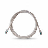 SILYMX white Cat6+ UTP patch cord, 2.1 meters, with RJ-45 connectors, 24 AWG solid copper.