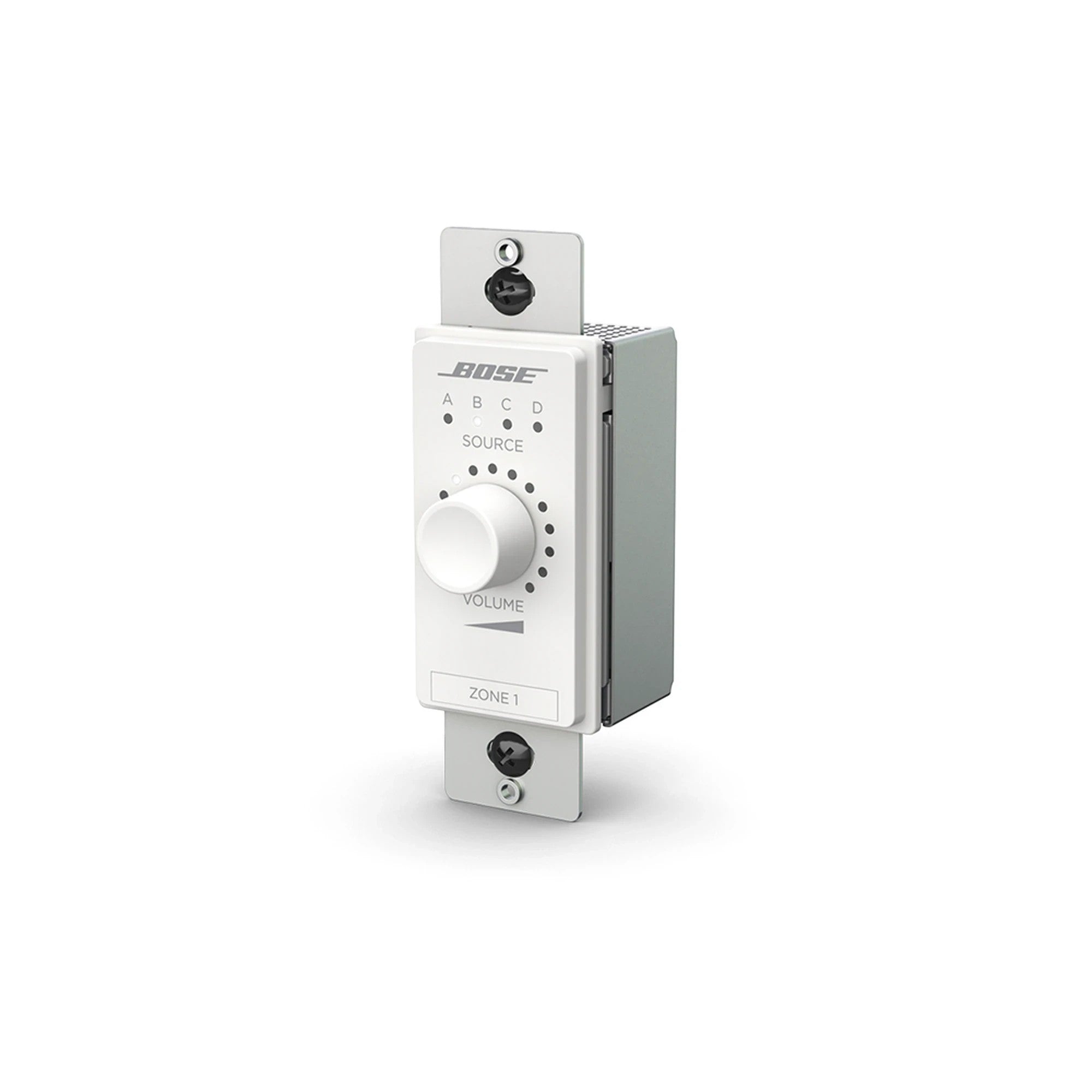 SILYMX white digital volume control and audio source selector for Zone 1 with A B C D input options