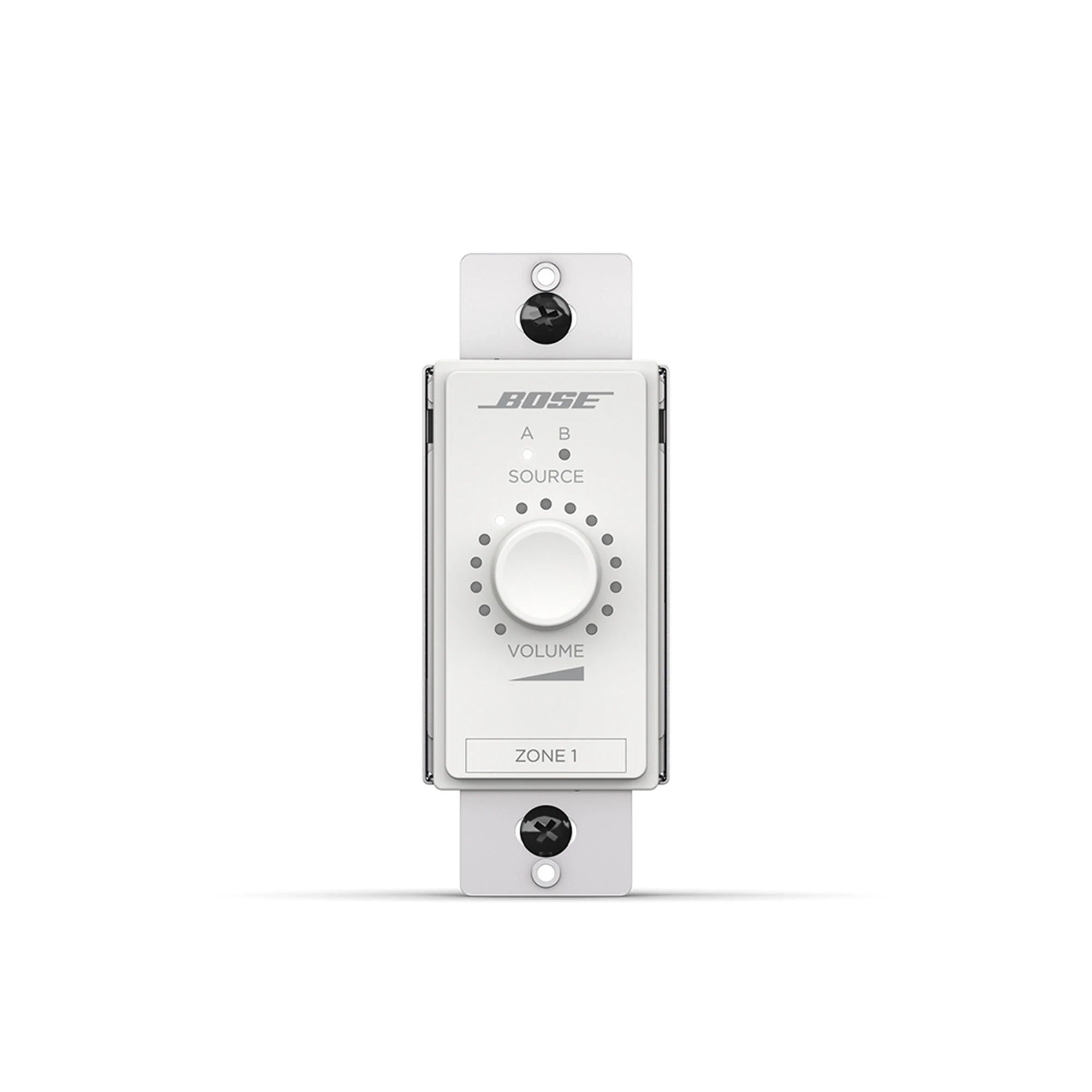 SILYMX white digital volume controller and A/B audio source selector for wall mounting