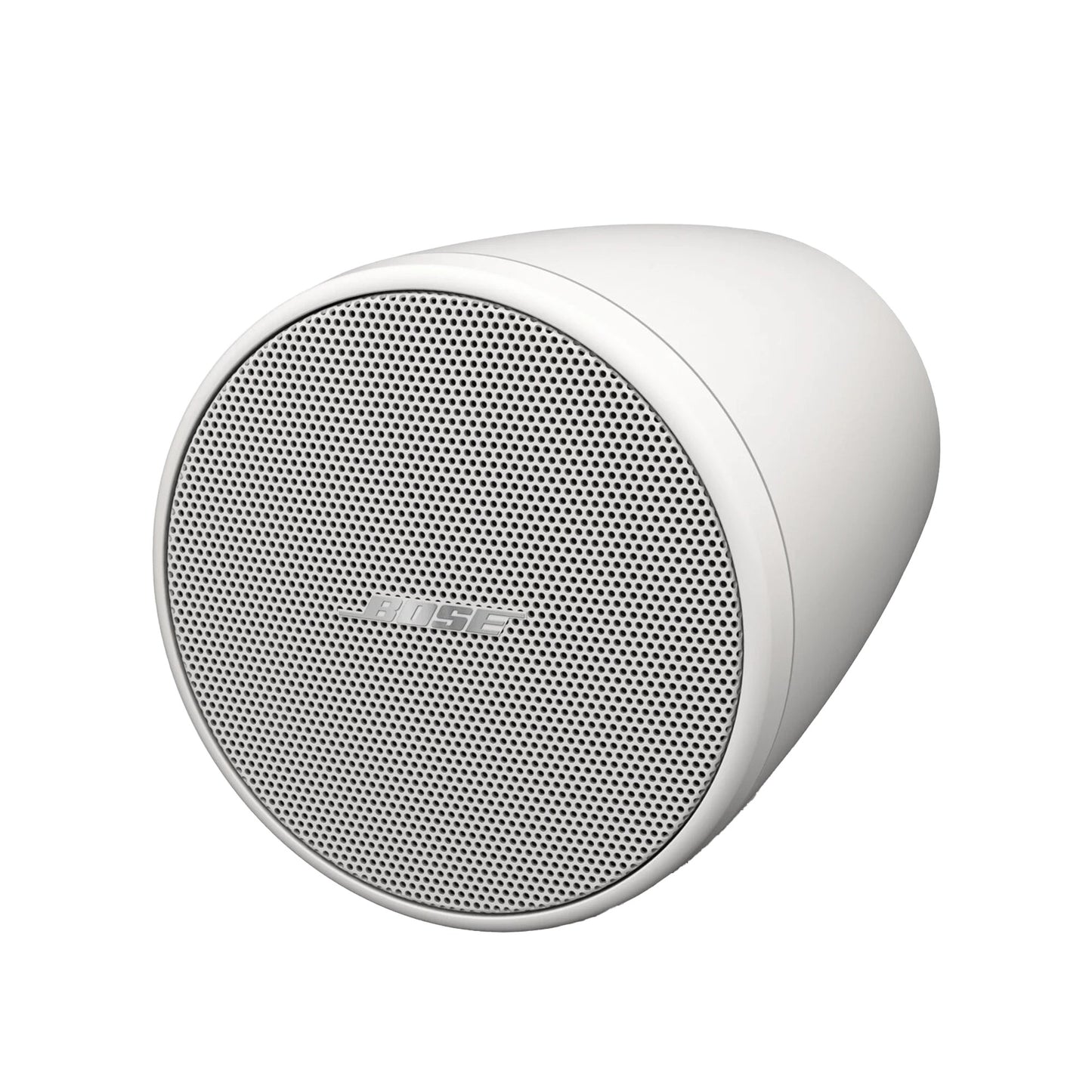 SILYMX white Bose FreeSpace 2.25-inch pendant mount speaker with a circular grille design