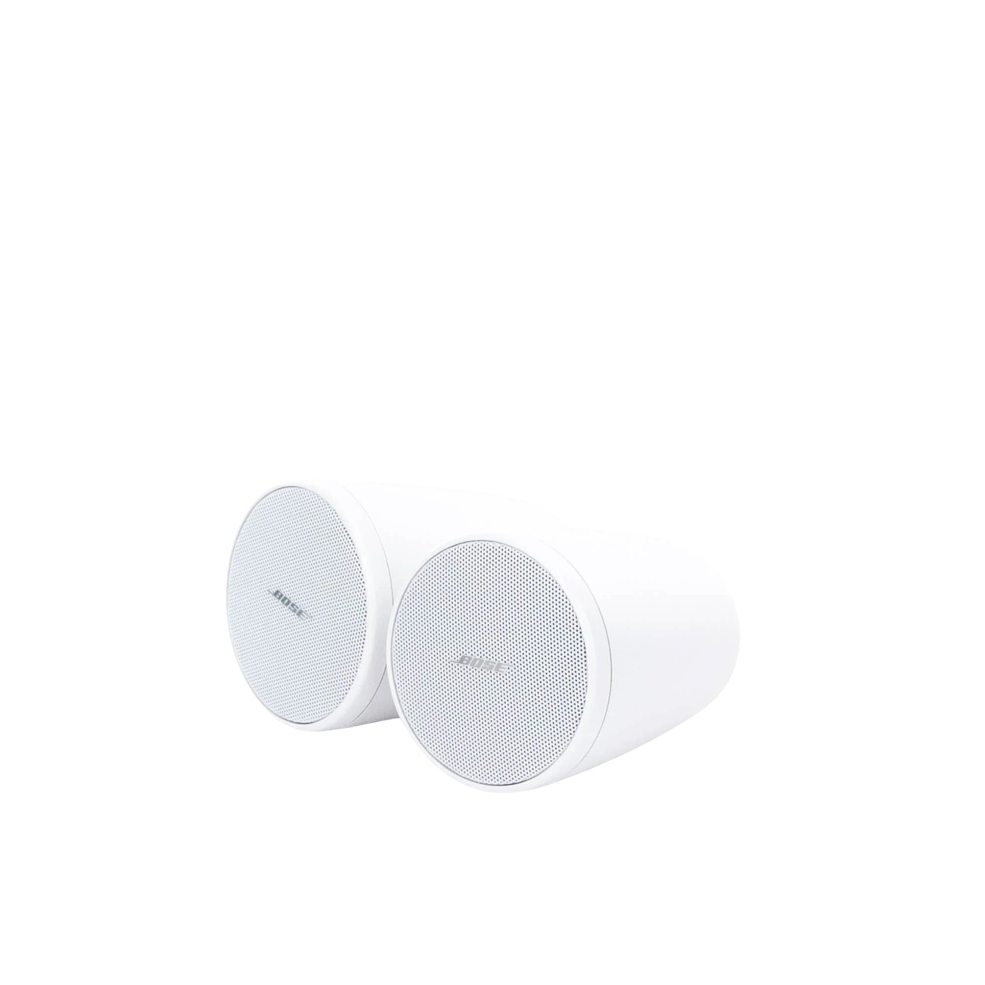 SILYMX pair of white Bose FreeSpace 2.25-inch pendant mount speakers for commercial audio systems