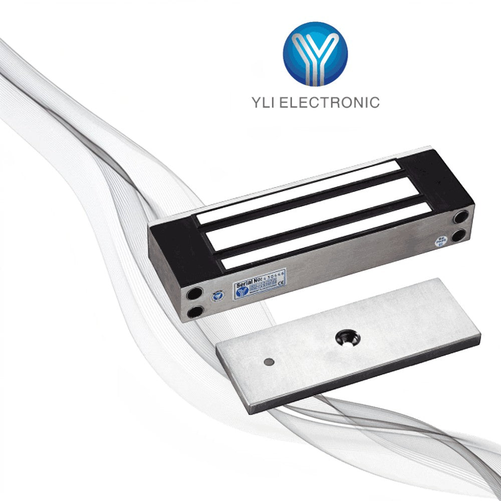 SILYMX YLI YM500NW magnetic lock with 500kg holding force and IP68 waterproof rating for outdoor security systems
