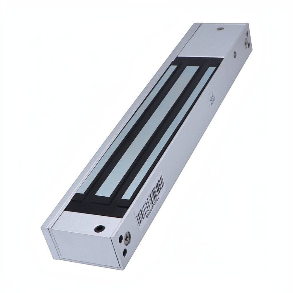 SILYMX ZKTECO LM-2805 magnetic lock with silver anodized aluminum finish and 200kg holding force for interior doors