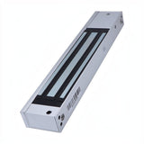 SILYMX ZKTECO LM-2805 magnetic lock with silver anodized aluminum finish and 200kg holding force for interior doors