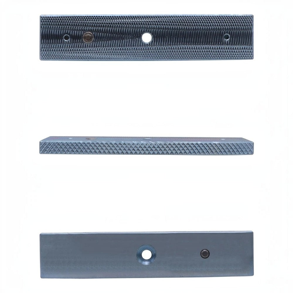 SILYMX ZKTECO LM-2805 magnetic lock armature plate showing front, side, and back views for interior door installation.